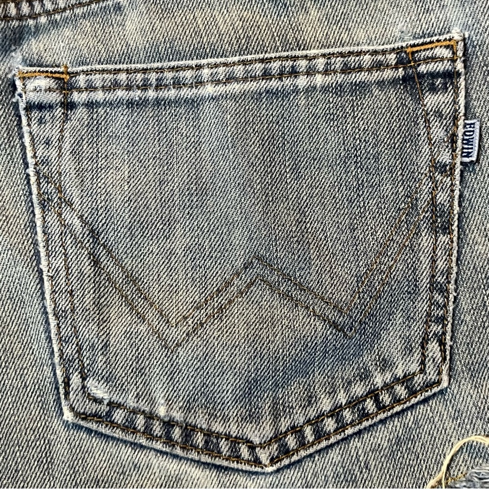 Edwin International Basic 404 Denim Jean Shorts S… - image 8